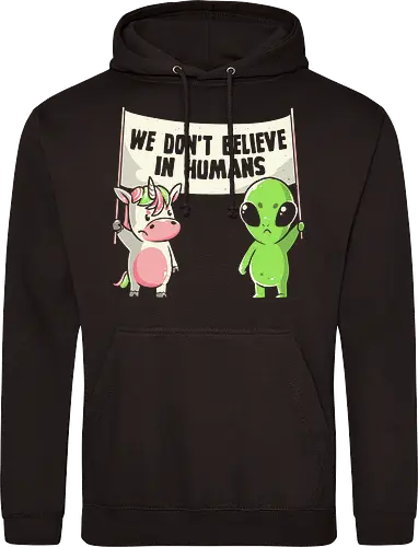 We Don't Believe in Humans