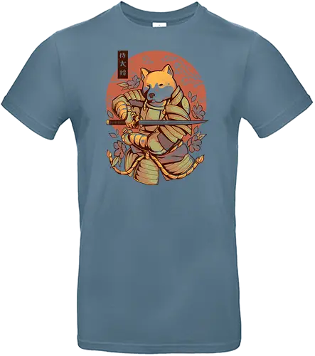 Akita Samurai - shiba, dog, hund, samurai - Standard T-Shirt