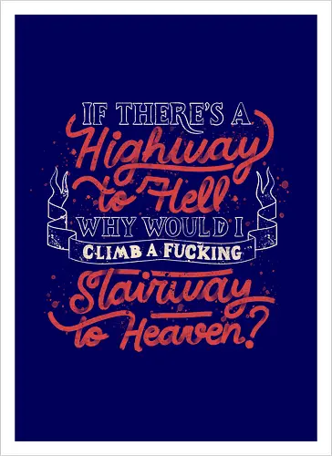 Faster to Hell than Heaven