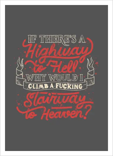 Faster to Hell than Heaven