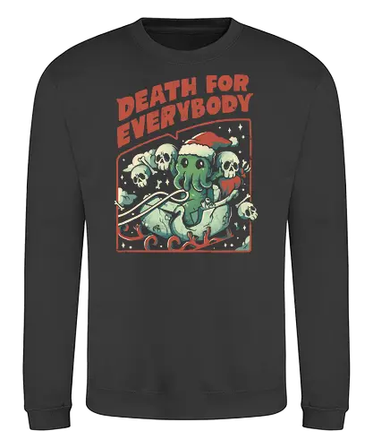 Death For Everybody - weihnachten, christmas, cthulhu, lovecraft, death - Sweatshirt