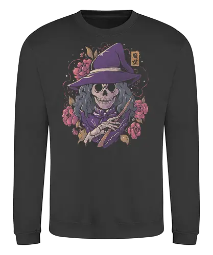 Magic Death - magic, witch, hexe, Magician, skull - Sweatshirt