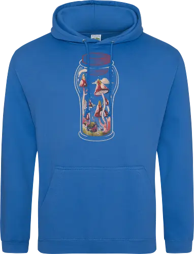 Gnome Jar - gnom, glas, jar, pilz, mushroom - Standard Hoodie