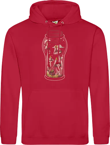 Gnome Jar - gnom, glas, jar, pilz, mushroom - Standard Hoodie