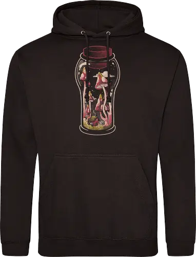 Gnome Jar - gnom, glas, jar, pilz, mushroom - Standard Hoodie