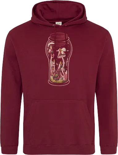 Gnome Jar - gnom, glas, jar, pilz, mushroom - Standard Hoodie
