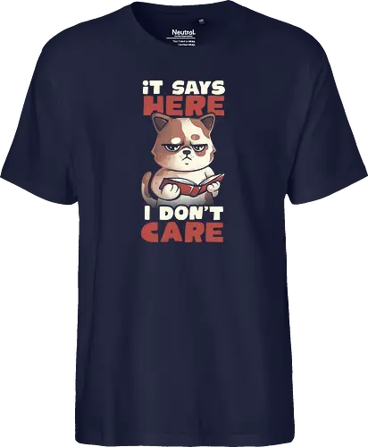It Says Here I Don't Care