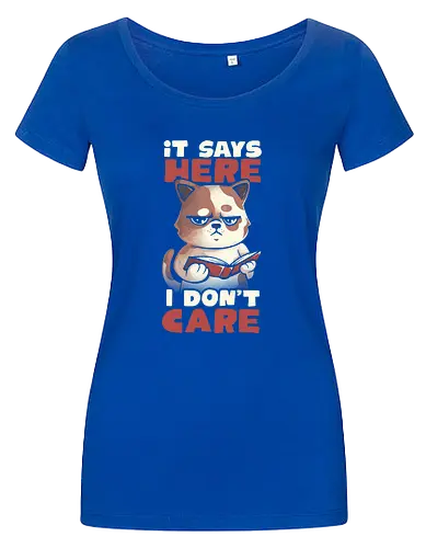 It Says Here I Don't Care