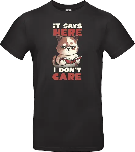 It Says Here I Don't Care