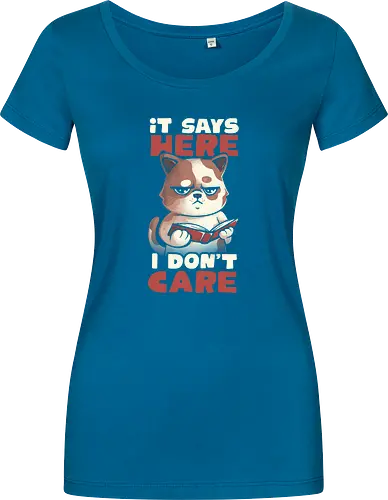 It Says Here I Don't Care