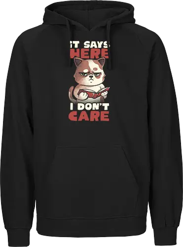 It Says Here I Don't Care