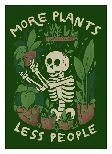 More Plants Less People