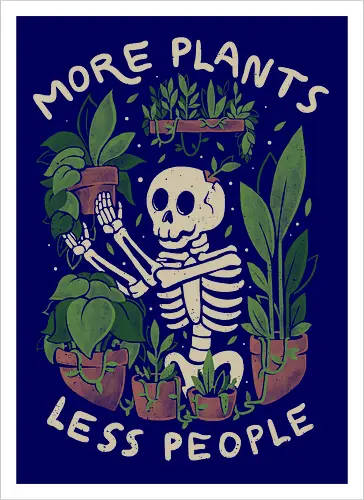 More Plants Less People