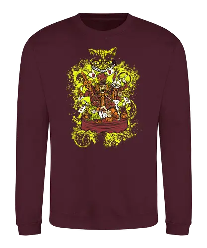 Alice in Wonderland - alice, wunderland, wonderland, lewis carroll, macabre, dark - Sweatshirt