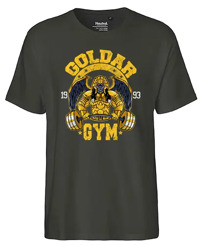 Goldar Gym - power, ranger, golda, goldar, gym, villain, bösewicht - Fairtrade T-Shirt