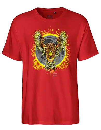 Robot Owl - eule, owl, art, kunst, dieselpunk, punk, stmpunk - Fairtrade T-Shirt