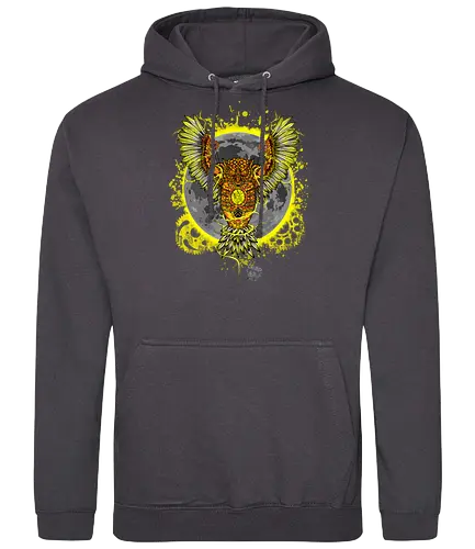 Robot Owl - eule, owl, art, kunst, dieselpunk, punk, stmpunk - Standard Hoodie