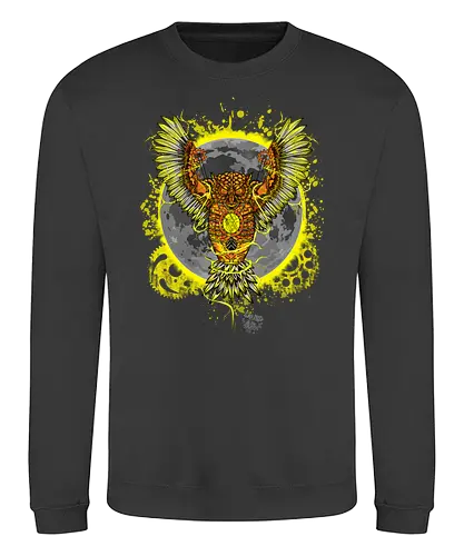 Robot Owl - eule, owl, art, kunst, dieselpunk, punk, stmpunk - Sweatshirt