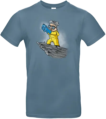 The Meth King - heisenberg, meth, drugs, mashup, lion, king, walter white, brking bad - Standard T-Shirt