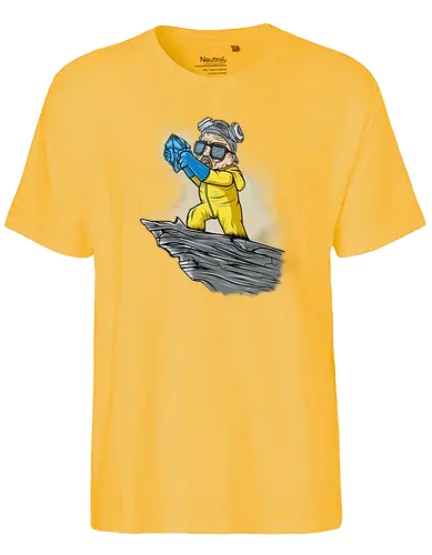 The Meth King - heisenberg, meth, drugs, mashup, lion, king, walter white, brking bad - Fairtrade T-Shirt