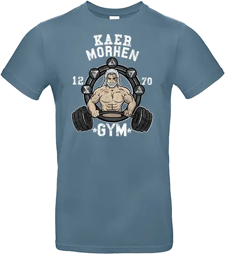 Kaer Morhen Gym - gaming, witcher, gym, fun, mashup, fitConsoles - Standard T-Shirt