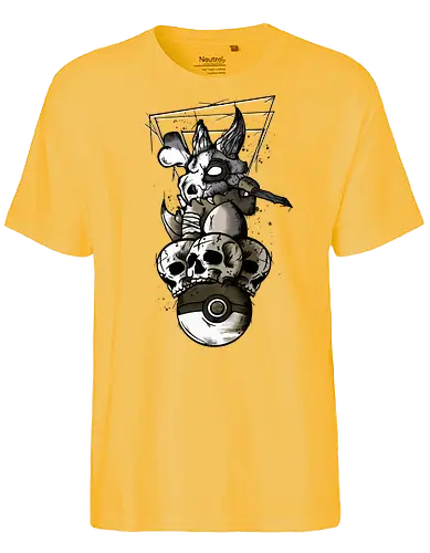 Evil Bone Monster - gaming, pocket, monster - Fairtrade T-Shirt