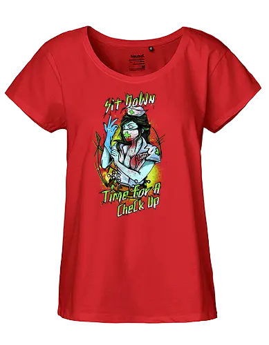 Time for a Check Up - Check-up, nurse, Betty - Fairtrade Girl Shirt