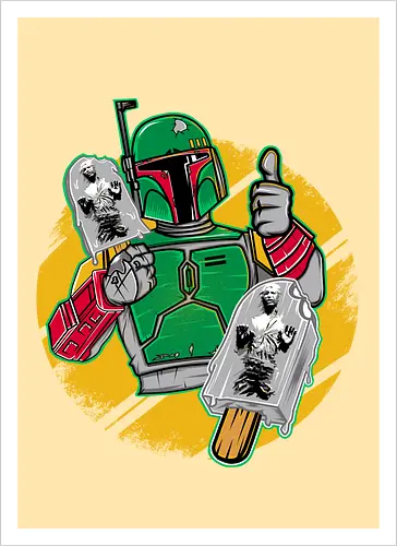 Boba Carbonite Ice Cream