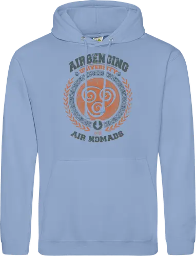 Airbending University - korra, aang, avatar, elemente, comic, zeichentrick, fantasy - Standard Hoodie