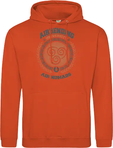 Airbending University - korra, aang, avatar, elemente, comic, zeichentrick, fantasy - Standard Hoodie