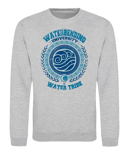 Waterbending University - korra, aang, avatar, elemente, wasser, Bender - Sweatshirt