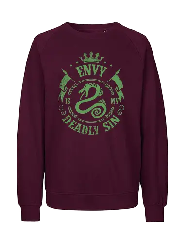 Envy is my sin - Sünde, Todsünde, anime, Neid, seven deadly sins - Fairtrade Sweatshirt