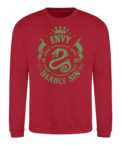 Envy is my sin - Sünde, Todsünde, anime, Neid, seven deadly sins - Sweatshirt
