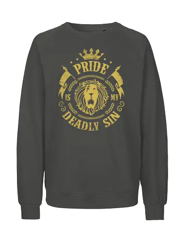 Pride is my sin - anime, Sünde, Todsünde, Hochmut, seven deadly sins - Fairtrade Sweatshirt