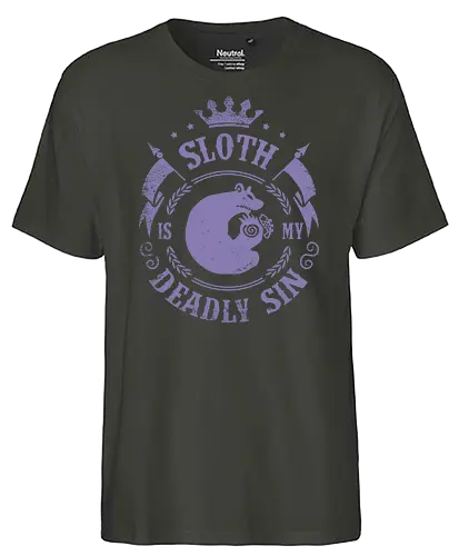 Sloth is my sin - Sünde, Todsünde, anime, faulheit, seven deadly sins - Fairtrade T-Shirt
