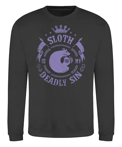 Sloth is my sin - Sünde, Todsünde, anime, faulheit, seven deadly sins - Sweatshirt