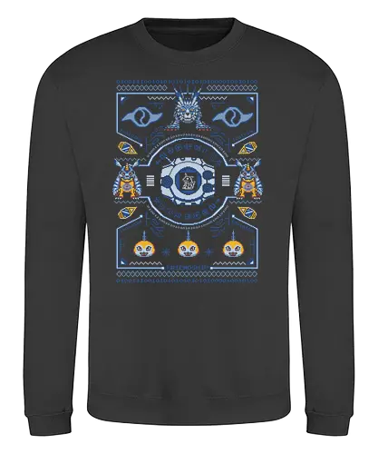 Friendship Christmas - christmas, weihnachten, digital, monster, freundschaft, Ugly christmas swter - Sweatshirt
