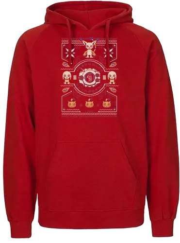 Light Christmas - christmas, weihnachten, digital, monster, licht, Ugly christmas swter - Fairtrade Hoodie