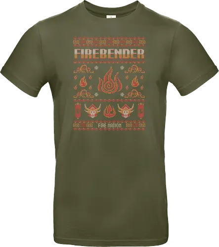 Firebender Christmas Sweater