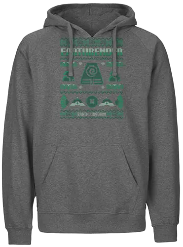 earthbender Christmas Sweater - christmas, weihnachten, aang, Ugly christmas sweater, earth kingdom - Fairtrade Hoodie