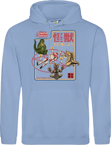 Let's summon Kaiju - ouija, beschwören, satan, kaiju, monster, summon, dark, goth, pentagram, candles - Standard Hoodie