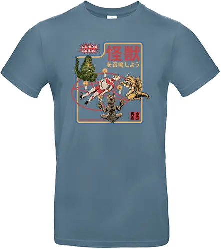 Let's summon Kaiju - ouija, beschwören, satan, kaiju, monster, summon, dark, goth, pentagram, candles - Standard T-Shirt