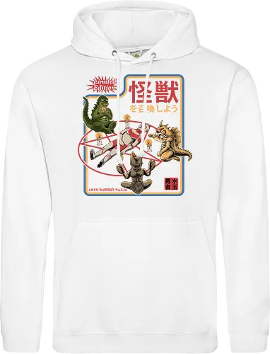 Let's summon Kaiju - ouija, beschwören, satan, kaiju, monster, summon, dark, goth, pentagram, candles - Standard Hoodie