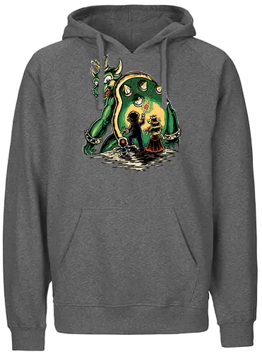 The Last Battle - mario, turtle, princess, plumber, klempner, videogames, classic, retro, castle, schloss, kampf, battle - Fairtrade Hoodie