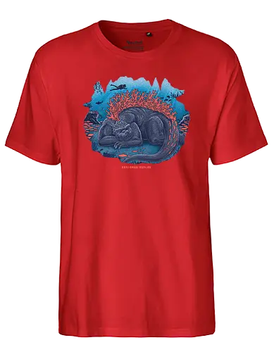 Save Coral - coral, koralle, nature, meer, natur, diving, water, climate, s, ocn, ozn - Fairtrade T-Shirt