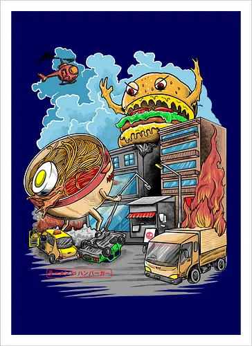 Burger vs Ramen