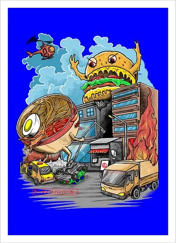 Burger vs Ramen