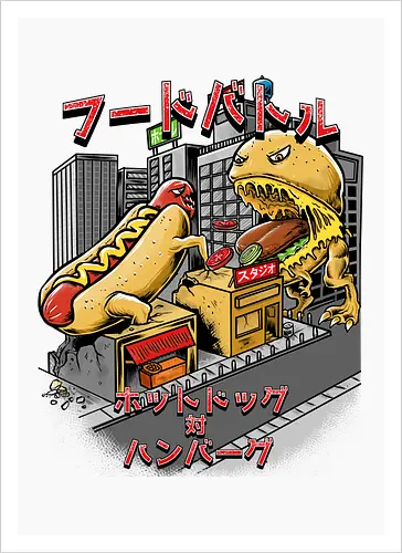 Burger vs Hotdog