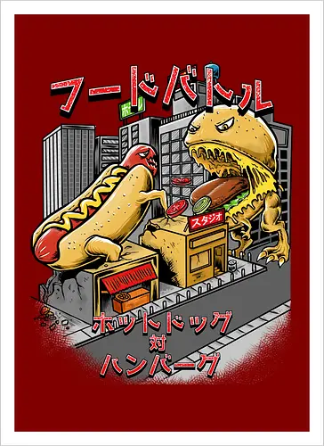 Burger vs Hotdog