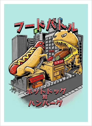 Burger vs Hotdog